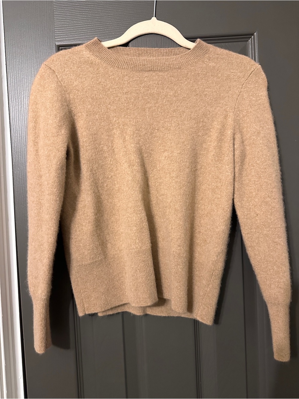 J. Crew Cashmere Crewneck Sweater in Tan - Picture 4 of 4